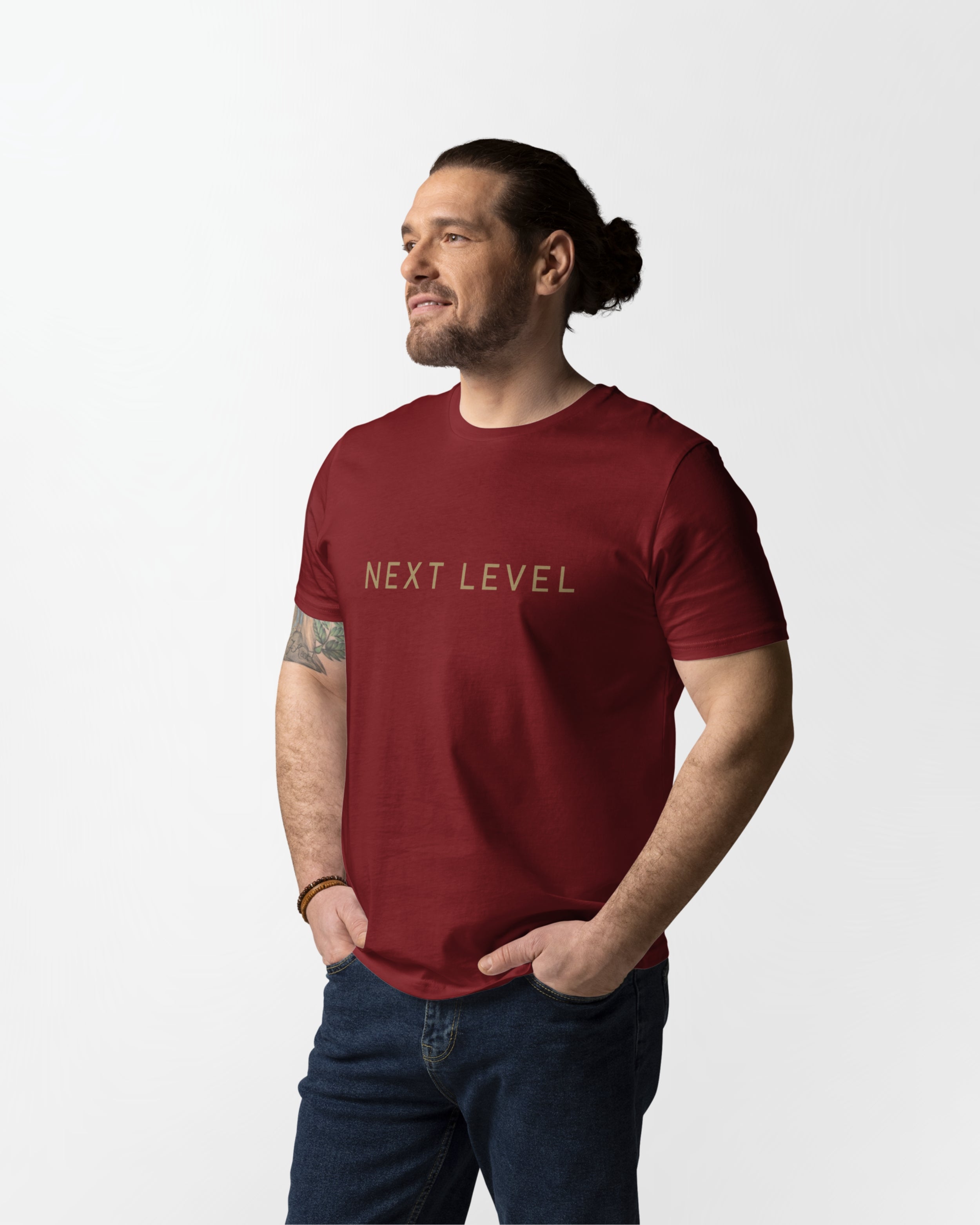 T-Shirt AMBITION Bordeaux