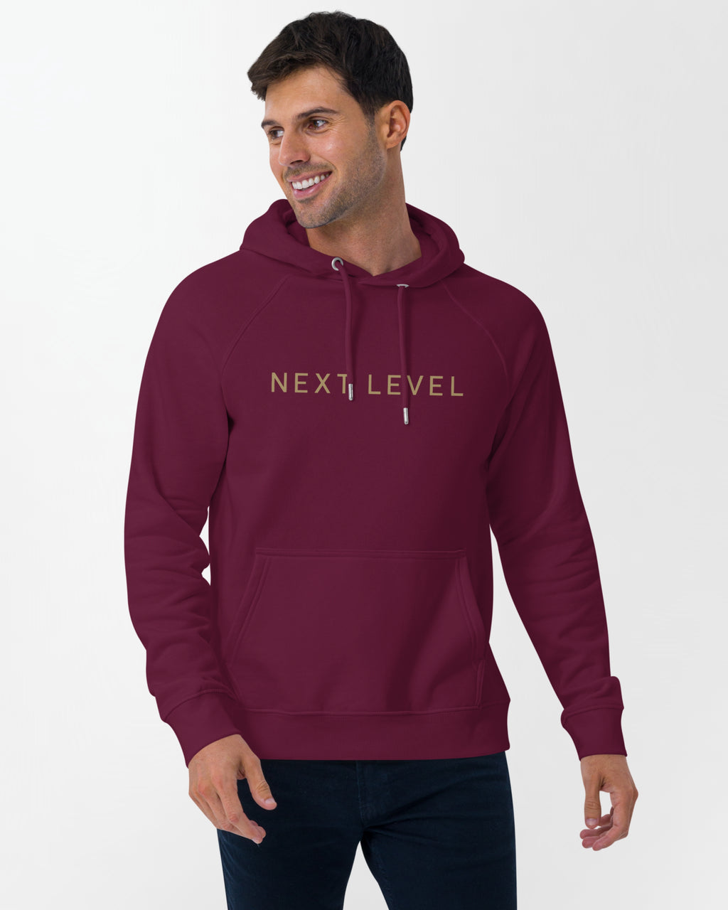 Sweat à capuche AMBITION Bordeaux