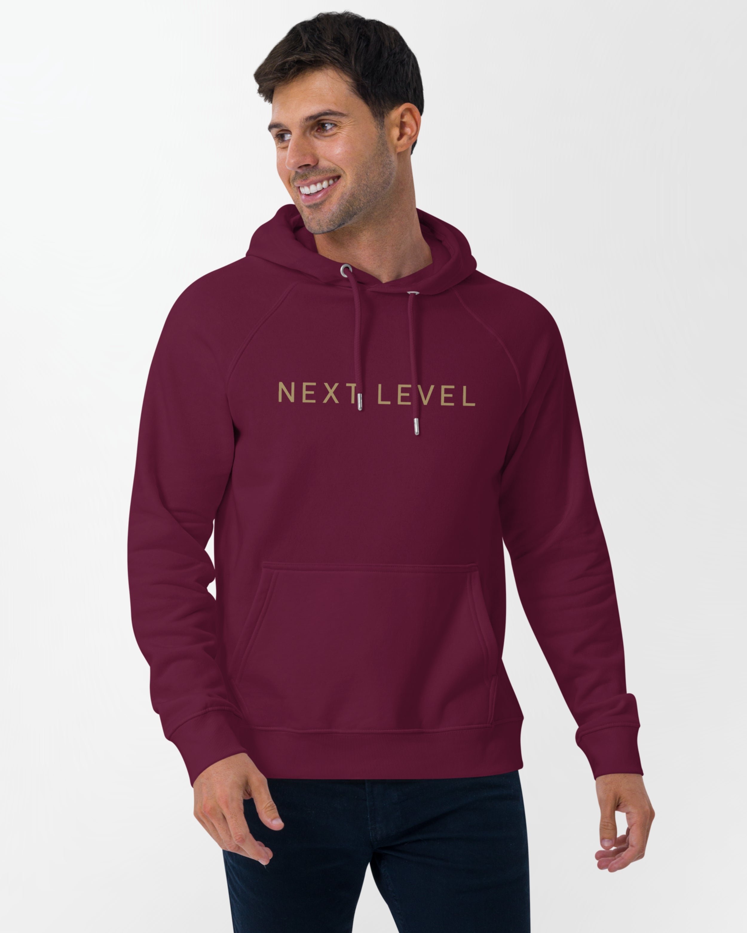Sweat à capuche AMBITION Bordeaux