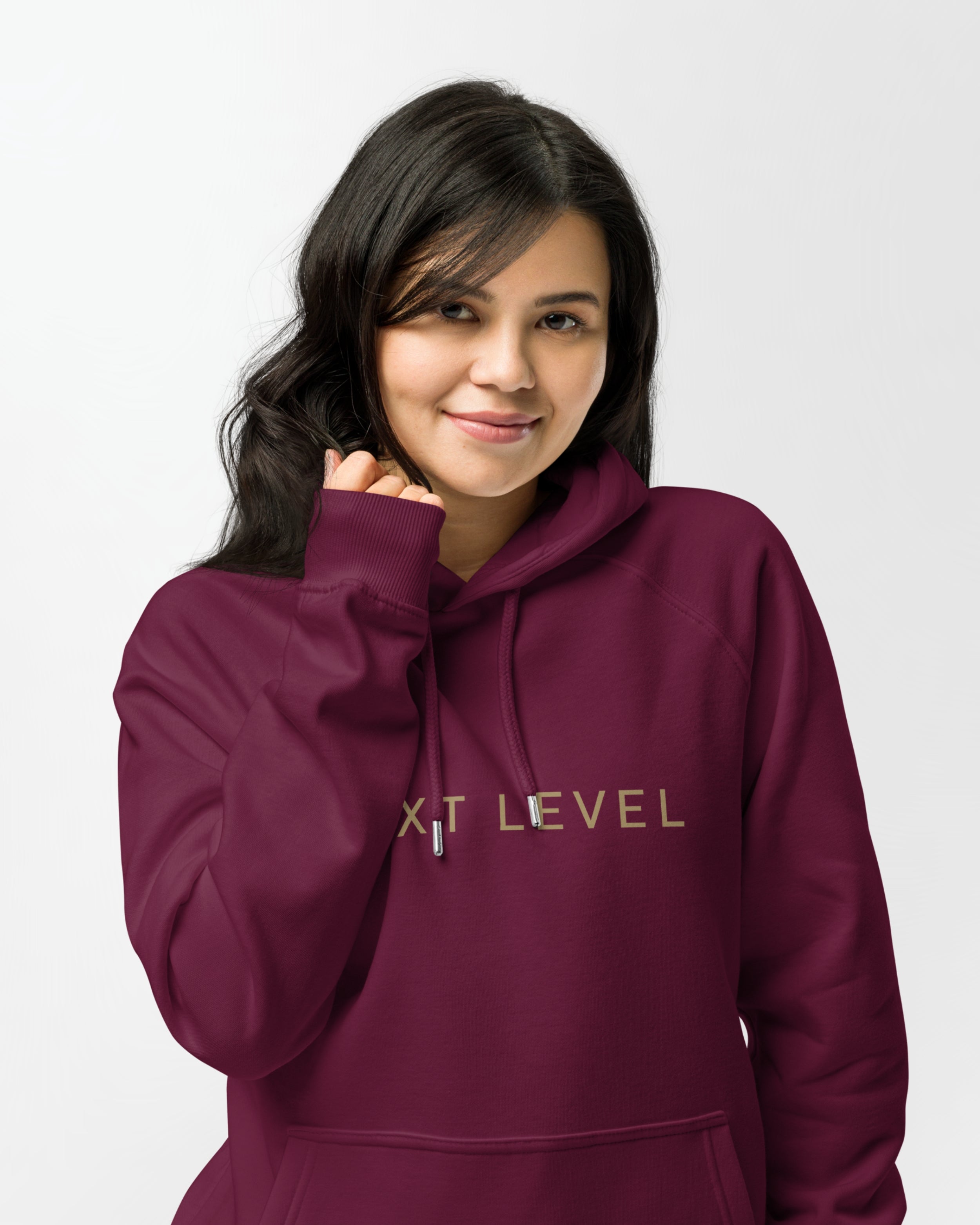 Sweat à capuche AMBITION Bordeaux